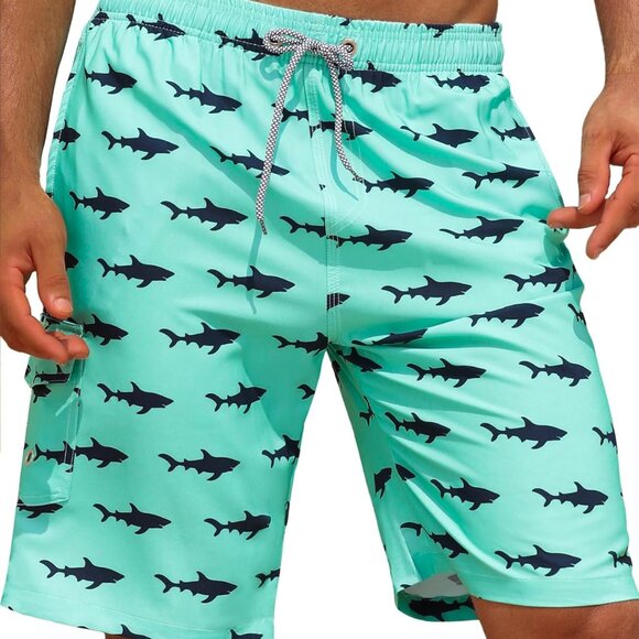 Men's Swim Trunks Quick Dry Bathing Suit Big Tall Beach Swimsuits